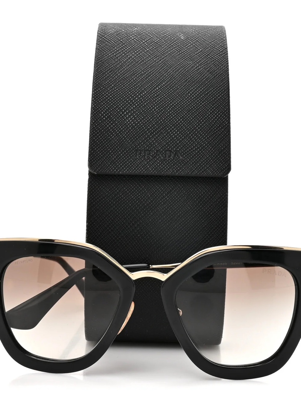✨Prada Cinema Sunglasses • Black/Gold • AUDREY HEPBURN VIBES✨ - Picture 3 of 9